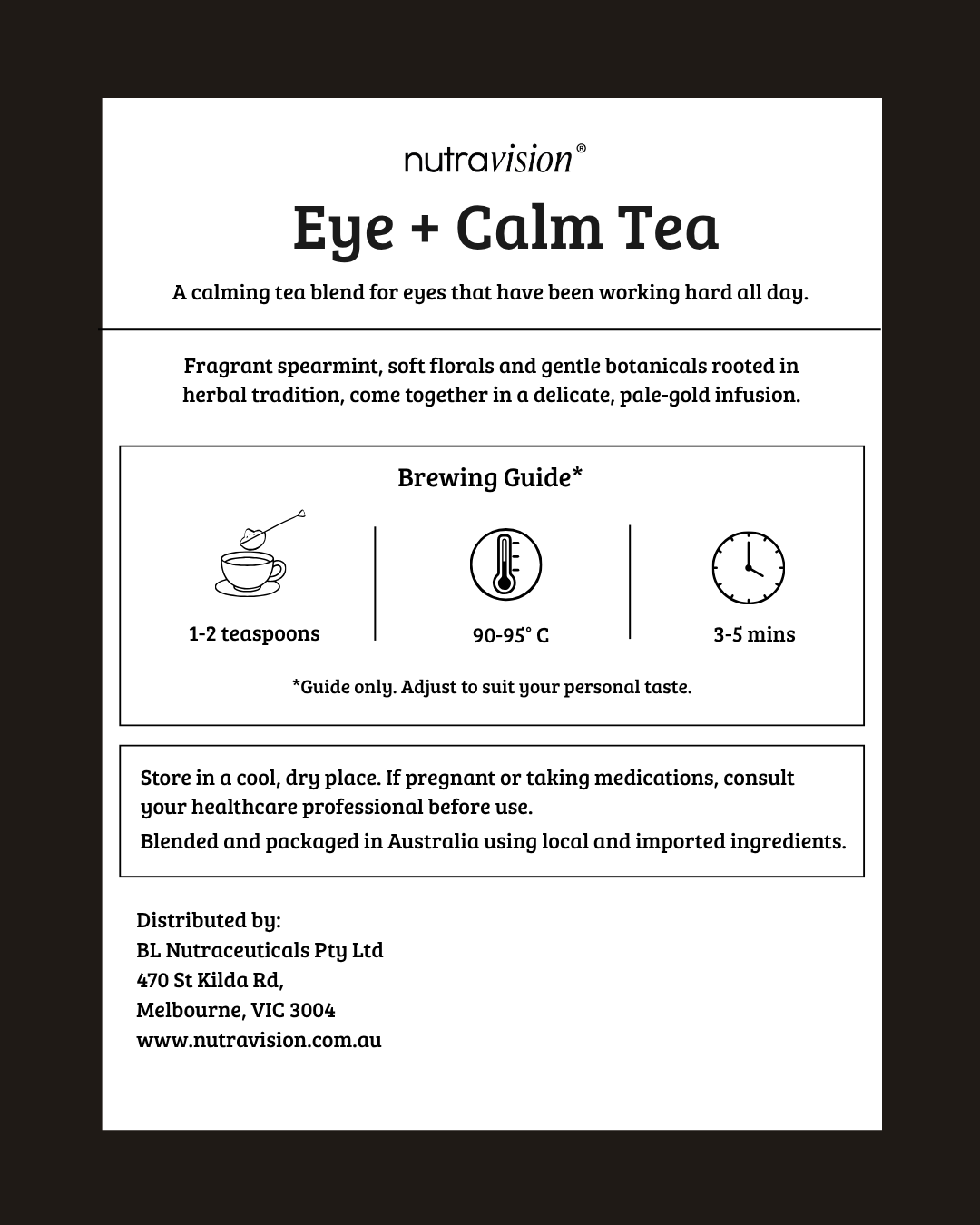 Eye + Calm Tea