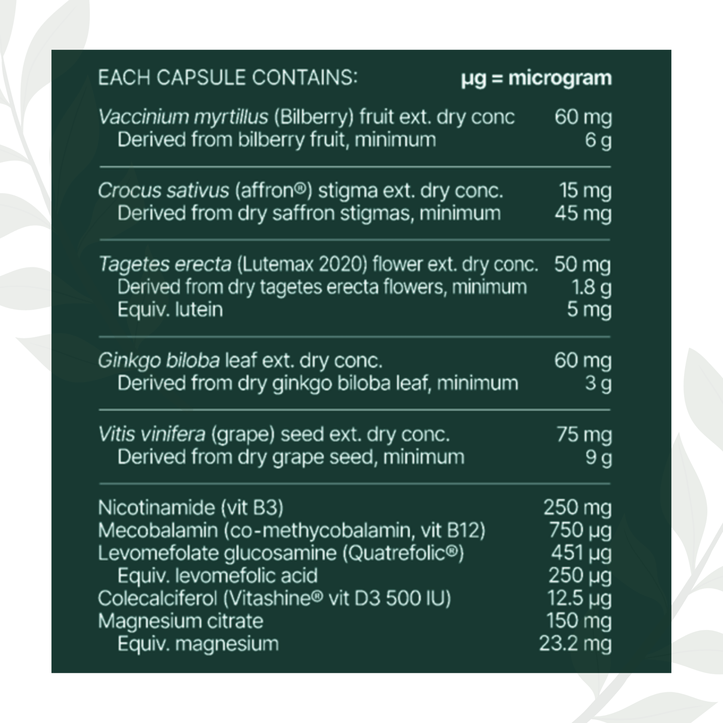 Nutravision Eye Pro+ 60 Caps