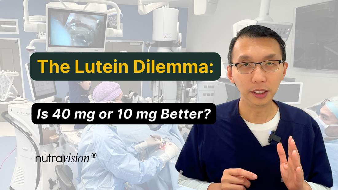 The Lutein Dilemma: Is 40 mg Better Than 10 mg for AMD and Glaucoma?