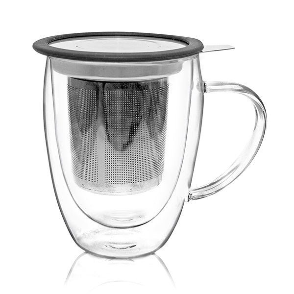 Double-Wall Infuser Mug